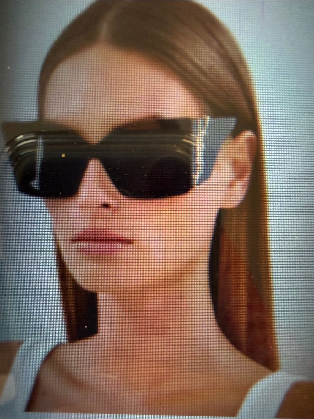 Saint Laurent Black Sun blaze Oversized Shield Sunglasses